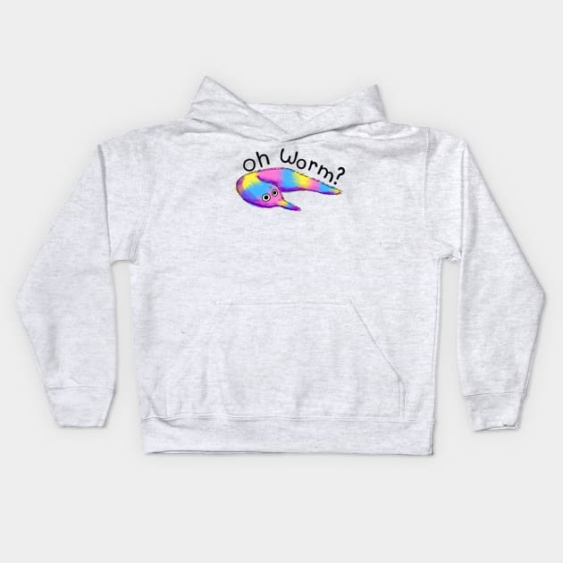 worm Kids Hoodie by Sketchyleigh